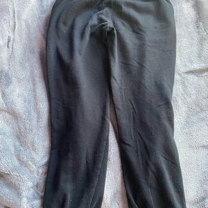 black sweatpants